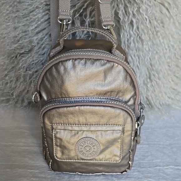 Kipling Alber Metallic Mini Backpack (NO MONKEY) main image 12